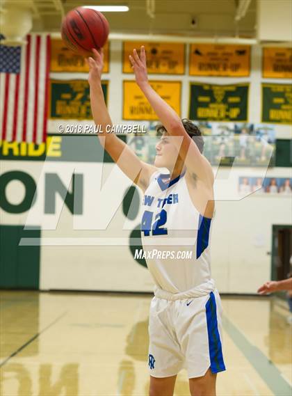 Thumbnail 1 in New Trier vs Scottsdale Christian Academy (Horizon Holiday Hoops Tournament) photogallery.