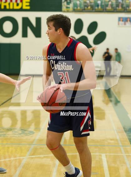 Thumbnail 3 in New Trier vs Scottsdale Christian Academy (Horizon Holiday Hoops Tournament) photogallery.