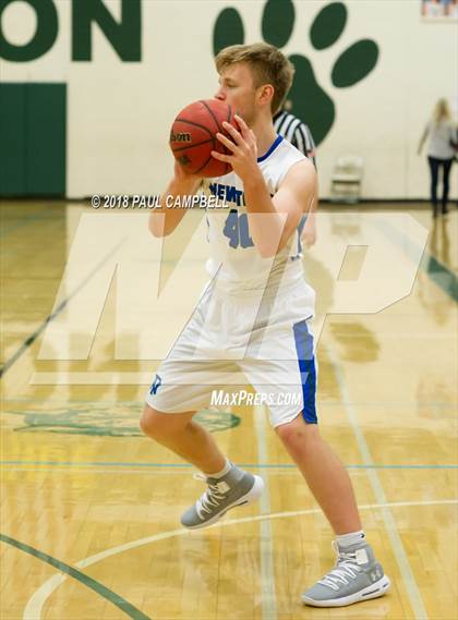 Thumbnail 3 in New Trier vs Scottsdale Christian Academy (Horizon Holiday Hoops Tournament) photogallery.