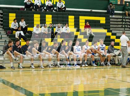 Thumbnail 3 in New Trier vs Scottsdale Christian Academy (Horizon Holiday Hoops Tournament) photogallery.