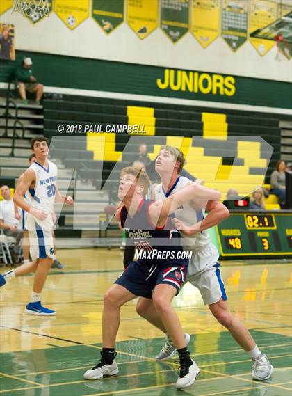 Thumbnail 1 in New Trier vs Scottsdale Christian Academy (Horizon Holiday Hoops Tournament) photogallery.