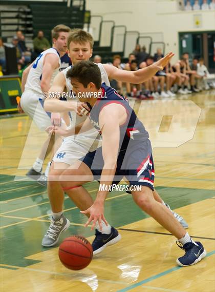 Thumbnail 1 in New Trier vs Scottsdale Christian Academy (Horizon Holiday Hoops Tournament) photogallery.