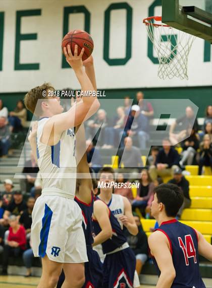 Thumbnail 3 in New Trier vs Scottsdale Christian Academy (Horizon Holiday Hoops Tournament) photogallery.