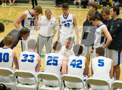 Thumbnail 2 in New Trier vs Scottsdale Christian Academy (Horizon Holiday Hoops Tournament) photogallery.