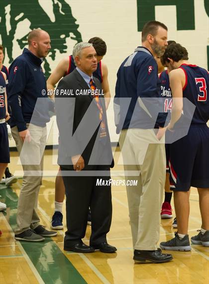 Thumbnail 2 in New Trier vs Scottsdale Christian Academy (Horizon Holiday Hoops Tournament) photogallery.