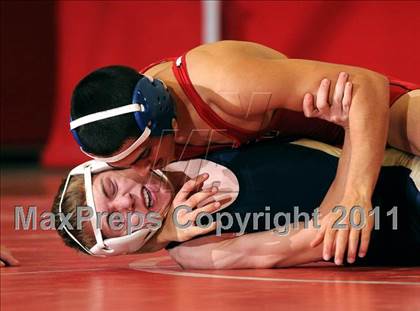 Thumbnail 1 in Yucaipa @ Redlands East Valley Varsity Wrestling photogallery.
