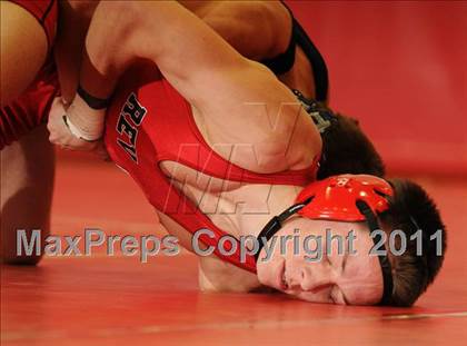 Thumbnail 3 in Yucaipa @ Redlands East Valley Varsity Wrestling photogallery.