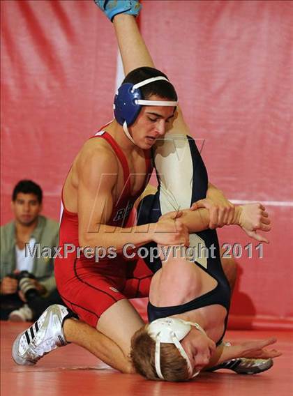 Thumbnail 1 in Yucaipa @ Redlands East Valley Varsity Wrestling photogallery.