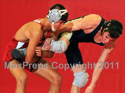 Thumbnail 3 in Yucaipa @ Redlands East Valley Varsity Wrestling photogallery.