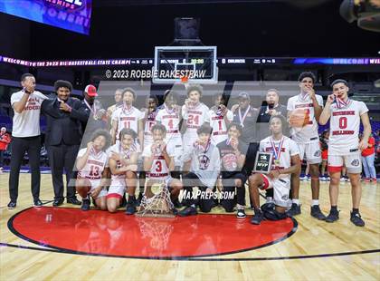 Thumbnail 3 in Hitchcock vs. Childress (UIL 3A Basketball State Final Medal Ceremony) photogallery.