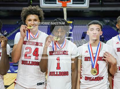 Thumbnail 2 in Hitchcock vs. Childress (UIL 3A Basketball State Final Medal Ceremony) photogallery.