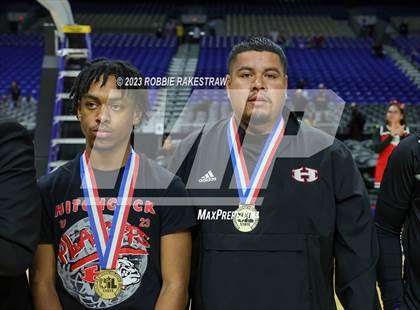 Thumbnail 1 in Hitchcock vs. Childress (UIL 3A Basketball State Final Medal Ceremony) photogallery.