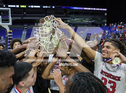 Thumbnail 2 in Hitchcock vs. Childress (UIL 3A Basketball State Final Medal Ceremony) photogallery.