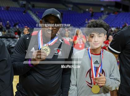 Thumbnail 1 in Hitchcock vs. Childress (UIL 3A Basketball State Final Medal Ceremony) photogallery.