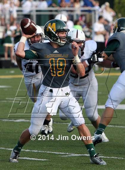 Thumbnail 1 in Turpin @ Archbishop McNicholas (2014 Crosstown Showdown) photogallery.