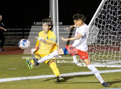 Thumbnail 2 in Juarez-Lincoln @ Cedar Park (Uil Region IV 5A D2 Soccer Semifinals) photogallery.