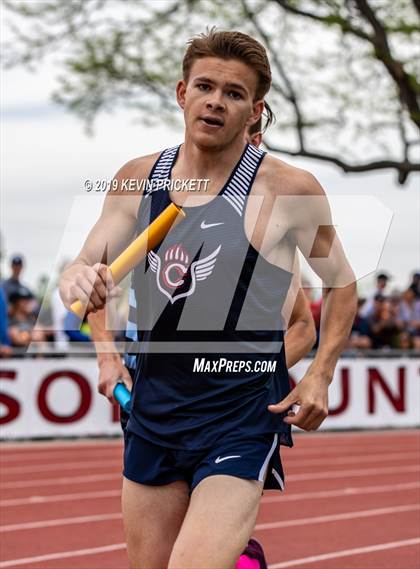 Thumbnail 2 in CHSAA Track and Field 5A Championships (Boys 800 Meter Relay) photogallery.