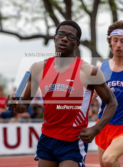 Thumbnail 3 in CHSAA Track and Field 5A Championships (Boys 800 Meter Relay) photogallery.