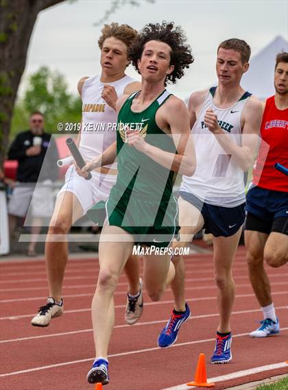 Thumbnail 1 in CHSAA Track and Field 5A Championships (Boys 800 Meter Relay) photogallery.