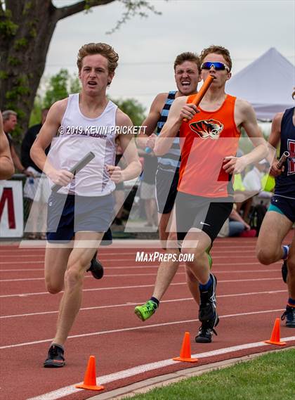 Thumbnail 1 in CHSAA Track and Field 5A Championships (Boys 800 Meter Relay) photogallery.