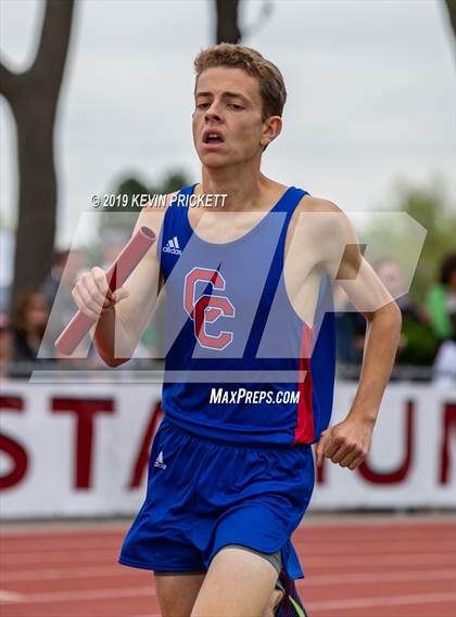 Thumbnail 2 in CHSAA Track and Field 5A Championships (Boys 800 Meter Relay) photogallery.