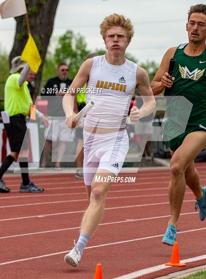 Thumbnail 2 in CHSAA Track and Field 5A Championships (Boys 800 Meter Relay) photogallery.