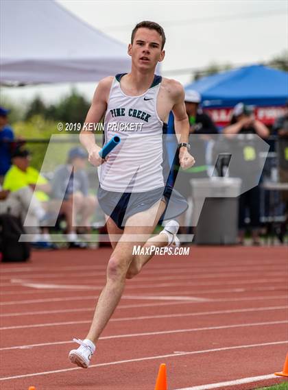 Thumbnail 2 in CHSAA Track and Field 5A Championships (Boys 800 Meter Relay) photogallery.