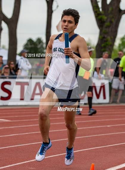 Thumbnail 3 in CHSAA Track and Field 5A Championships (Boys 800 Meter Relay) photogallery.