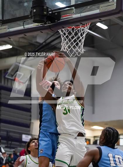 Thumbnail 3 in South Bend Saint Joseph vs. Cathedral (Sneakers for Santa Shootout) photogallery.