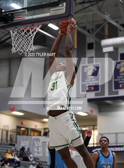 Thumbnail 2 in South Bend Saint Joseph vs. Cathedral (Sneakers for Santa Shootout) photogallery.