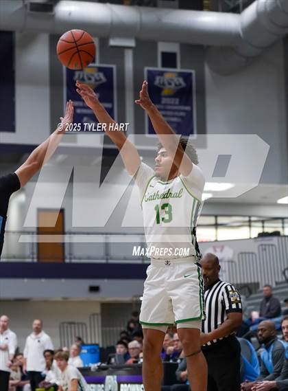 Thumbnail 2 in South Bend Saint Joseph vs. Cathedral (Sneakers for Santa Shootout) photogallery.