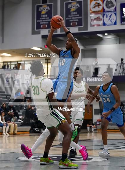 Thumbnail 1 in South Bend Saint Joseph vs. Cathedral (Sneakers for Santa Shootout) photogallery.