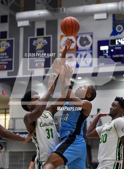 Thumbnail 2 in South Bend Saint Joseph vs. Cathedral (Sneakers for Santa Shootout) photogallery.