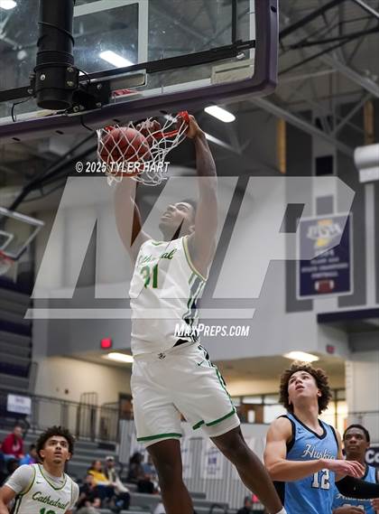 Thumbnail 3 in South Bend Saint Joseph vs. Cathedral (Sneakers for Santa Shootout) photogallery.