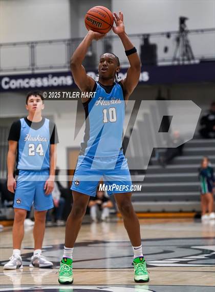Thumbnail 3 in South Bend Saint Joseph vs. Cathedral (Sneakers for Santa Shootout) photogallery.