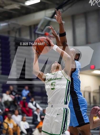 Thumbnail 1 in South Bend Saint Joseph vs. Cathedral (Sneakers for Santa Shootout) photogallery.