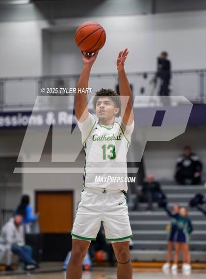 Thumbnail 3 in South Bend Saint Joseph vs. Cathedral (Sneakers for Santa Shootout) photogallery.