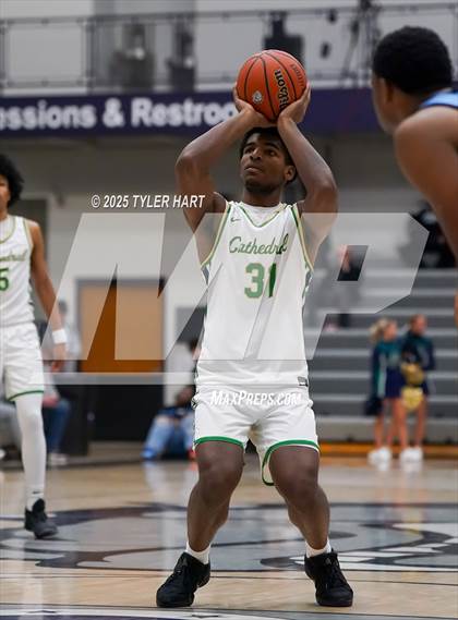 Thumbnail 1 in South Bend Saint Joseph vs. Cathedral (Sneakers for Santa Shootout) photogallery.