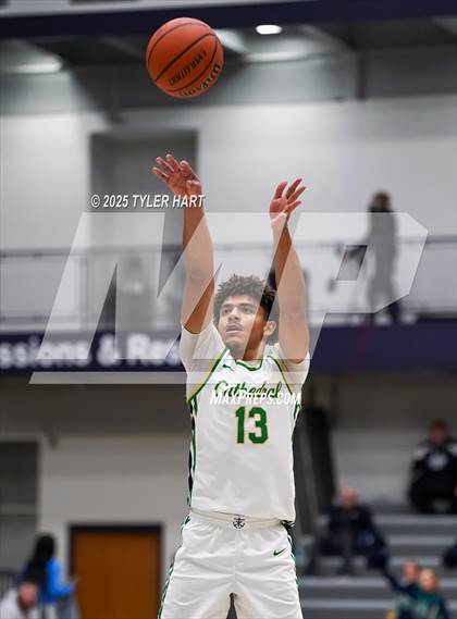 Thumbnail 1 in South Bend Saint Joseph vs. Cathedral (Sneakers for Santa Shootout) photogallery.