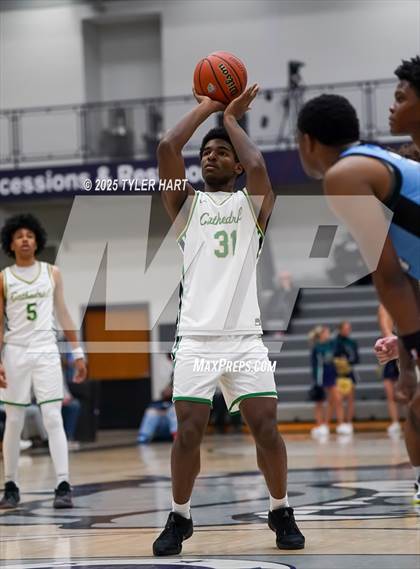 Thumbnail 2 in South Bend Saint Joseph vs. Cathedral (Sneakers for Santa Shootout) photogallery.