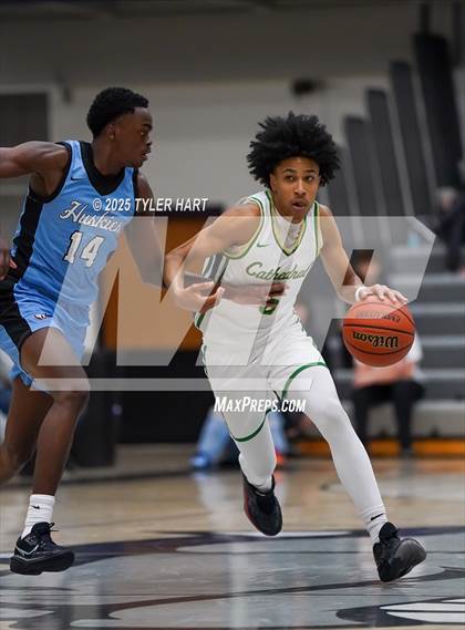 Thumbnail 3 in South Bend Saint Joseph vs. Cathedral (Sneakers for Santa Shootout) photogallery.
