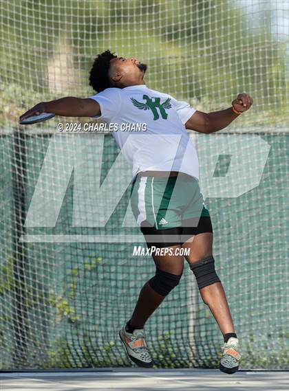 Thumbnail 2 in CIF State Championships (Discus Qualifying) photogallery.