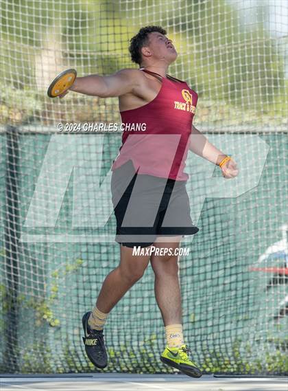 Thumbnail 2 in CIF State Championships (Discus Qualifying) photogallery.