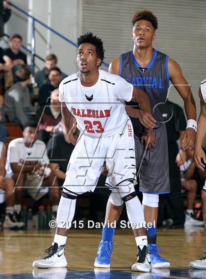 Thumbnail 2 in Capital Christian vs. Salesian College Preparatory (Gridley Invitational) photogallery.
