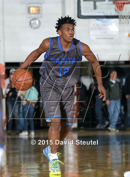 Thumbnail 1 in Capital Christian vs. Salesian College Preparatory (Gridley Invitational) photogallery.