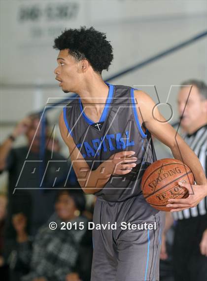 Thumbnail 3 in Capital Christian vs. Salesian College Preparatory (Gridley Invitational) photogallery.