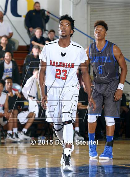 Thumbnail 3 in Capital Christian vs. Salesian College Preparatory (Gridley Invitational) photogallery.