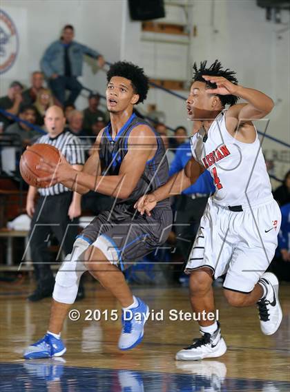 Thumbnail 1 in Capital Christian vs. Salesian College Preparatory (Gridley Invitational) photogallery.