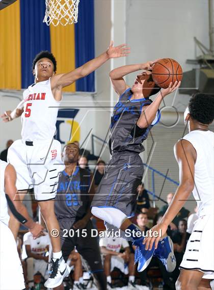Thumbnail 1 in Capital Christian vs. Salesian College Preparatory (Gridley Invitational) photogallery.