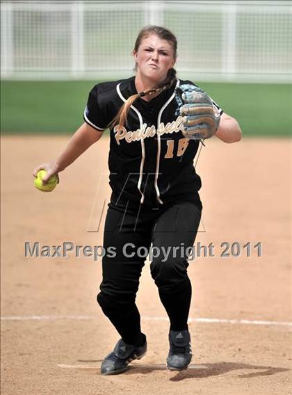 Thumbnail 3 in Palos Verdes Peninsula vs. Temescal Canyon (Woodbridge Tournament) photogallery.